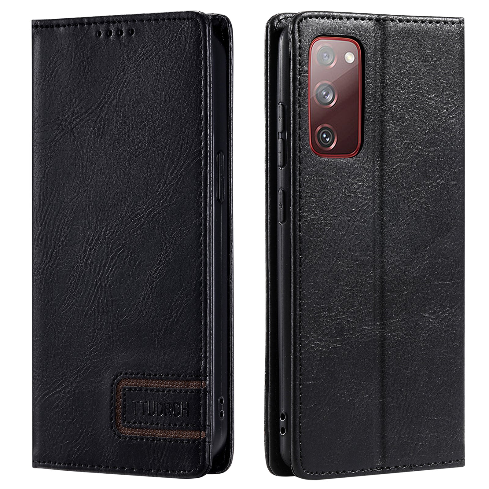 TTUDRCH Style 007 Leather Case for Samsung Galaxy S20 FE / S20 FE 5G / S20 FE 2022 / S20 Lite RFID Blocking Stand Wallet Cover - Black TTUDRCH Style 007 Leather Case for Samsung Galaxy S20 FE / S20 FE 5G / S20 FE 2022 / S20 Lite RFID Blocking Stand Wallet Cover - Black